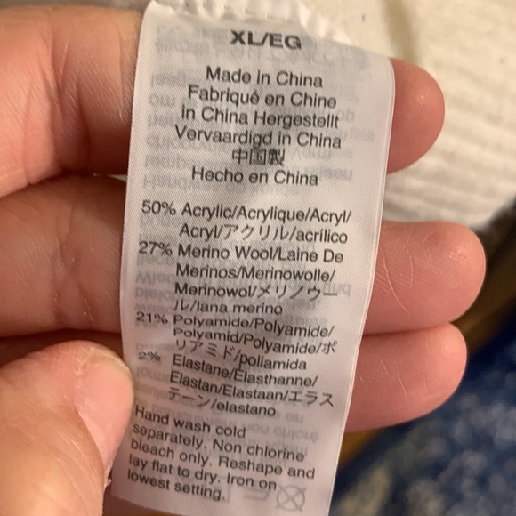 Madewell bobble dash wood v neck sweater - Picture 5 of 6